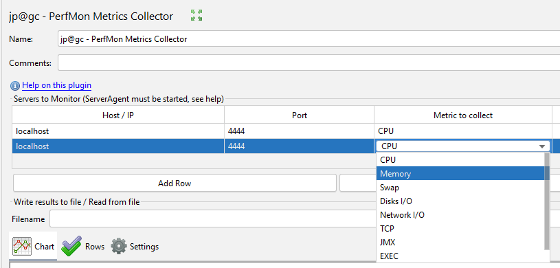 Add mulitple metrics