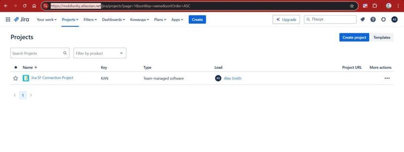 Jira Account with Link