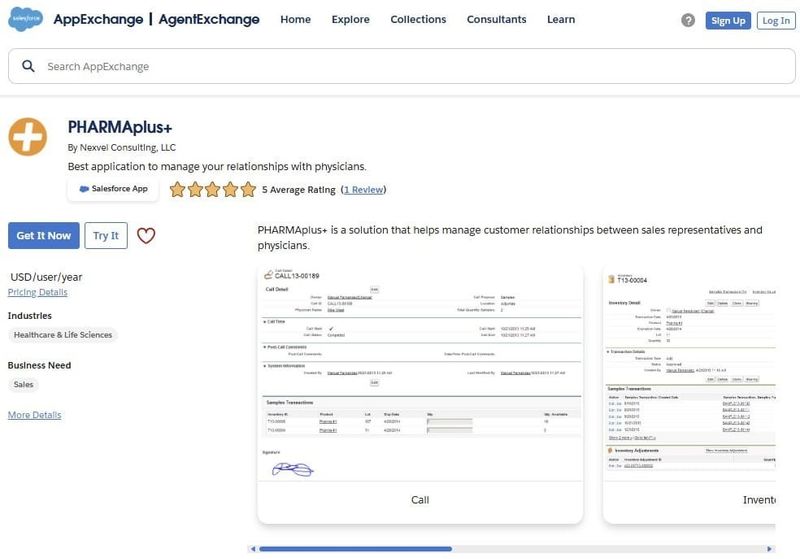PHARMAplus+ on AppExchange