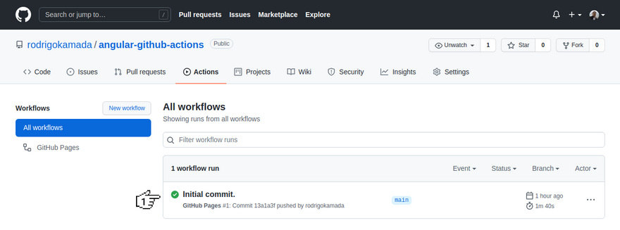 GitHub Actions - Workflows