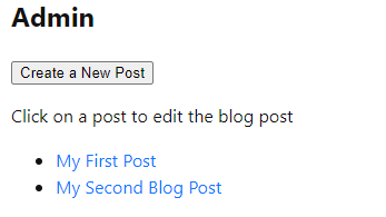Blog created successfully