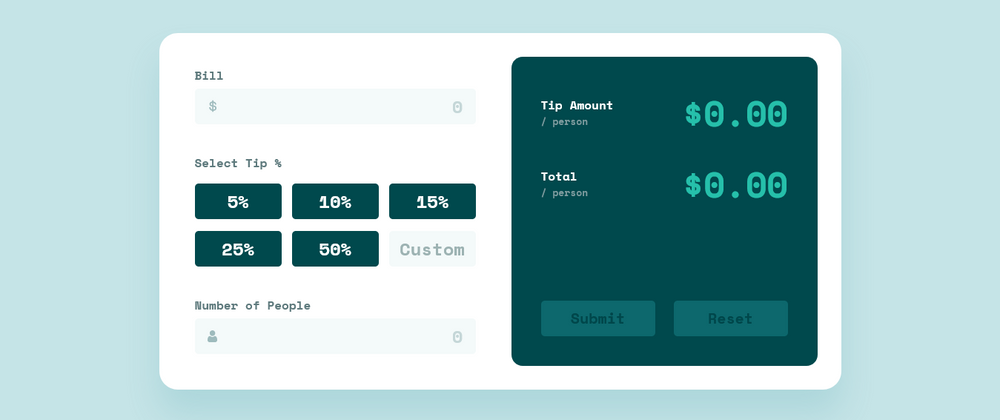 Cover image for Tip Calculator App