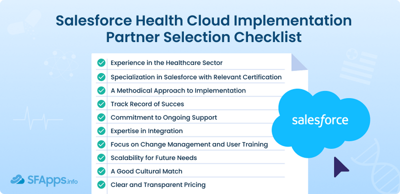 Salesforce Heath Cloud Implementation Partner Selection