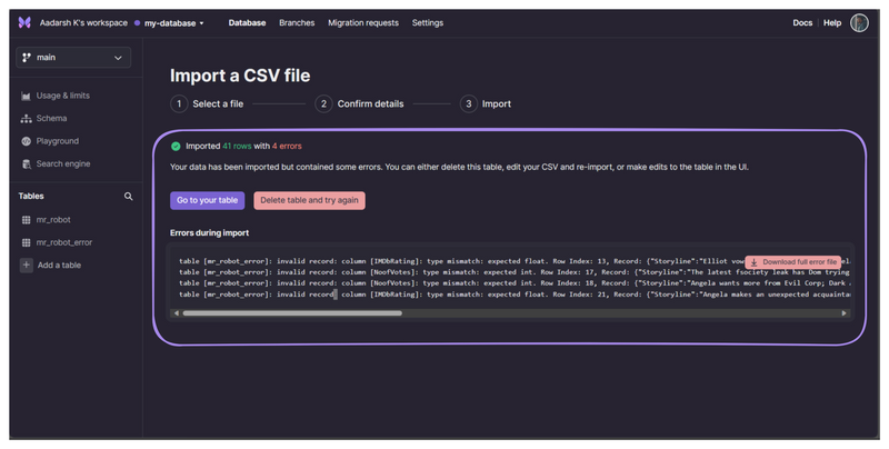xata-csv-import-error