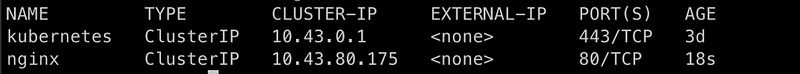 kubernetes services