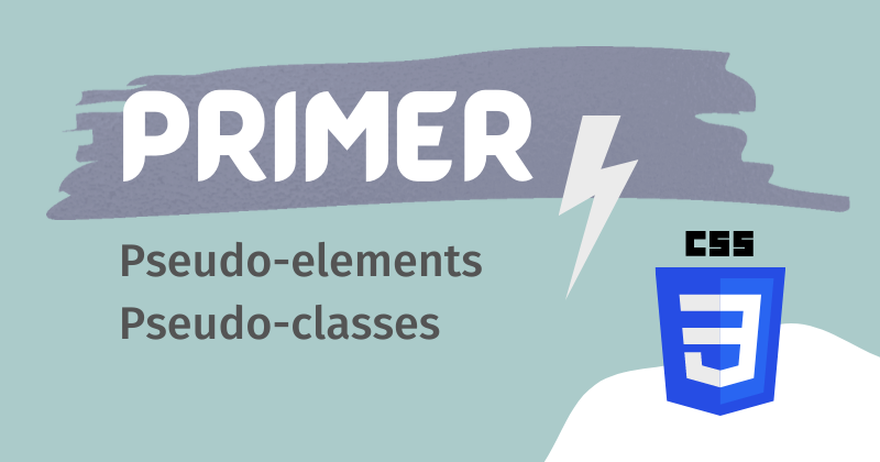 Cover image for A simple introduction to 
CSS Pseudo-elements & Pseudo-classes