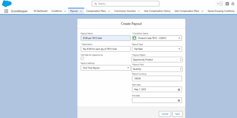 Create Payout