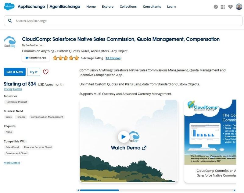 CloudComp on AppExchange