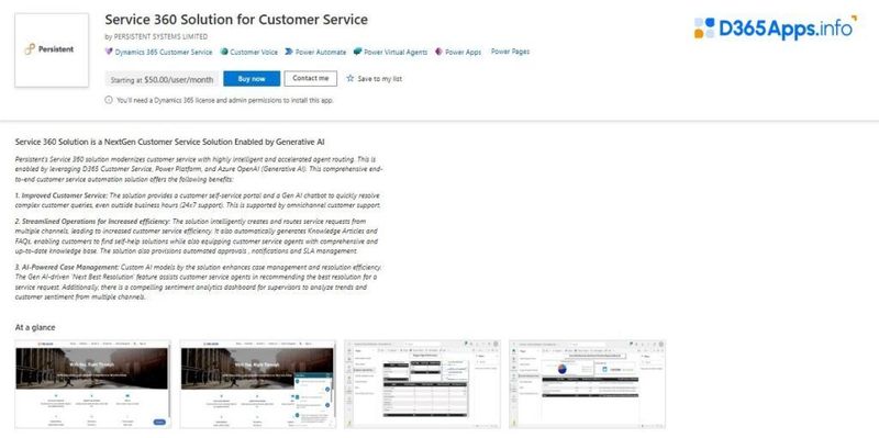 Top AI and Machine Learning Dynamics Apps Service 360 Solution