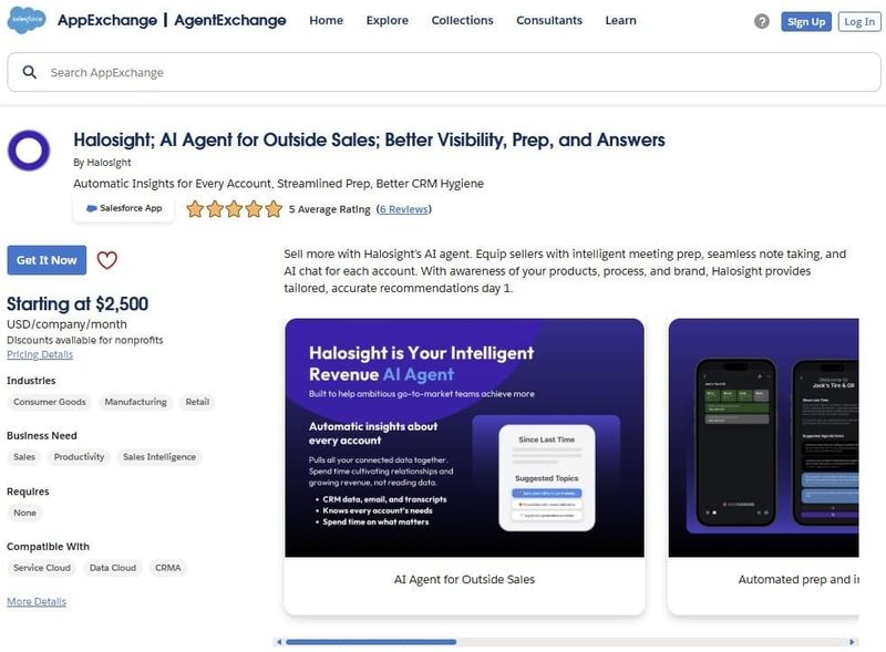 Halosight on AppExchange
