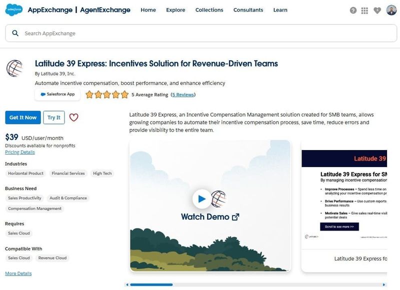 Latitude 39 Express on AppExchange