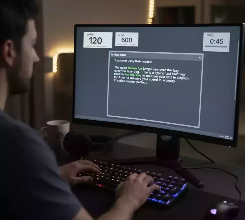 Typing Test and practice interactive tool is using by a typing learner which has made by a good developer