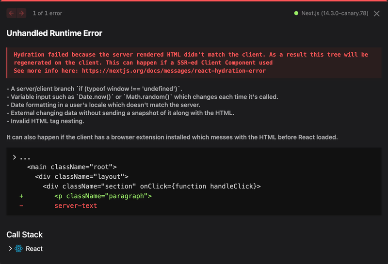 nextjs-15-hydration-error