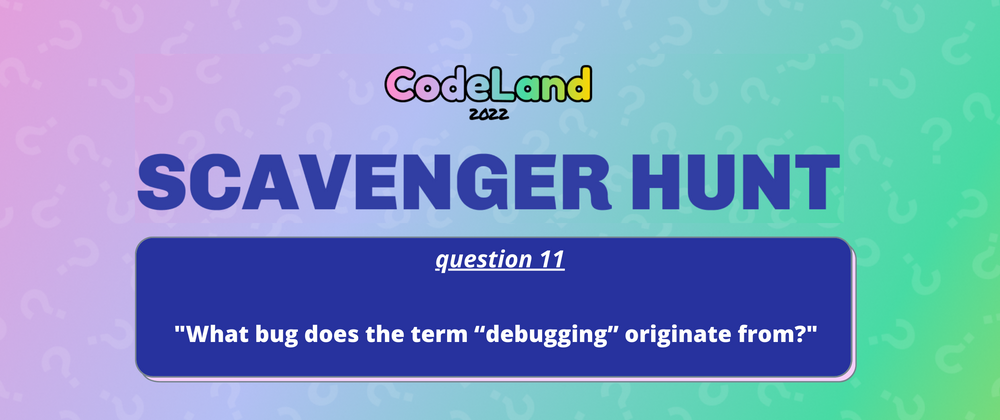Cover image for [CodeLand Digital Scavenger Hunt] Question 11