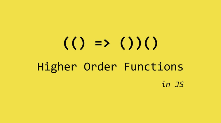 Cover image for High order functions 