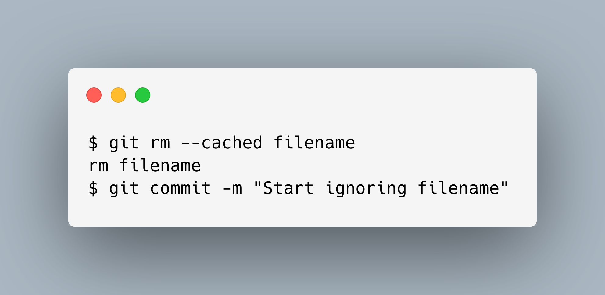 Removing files commands
